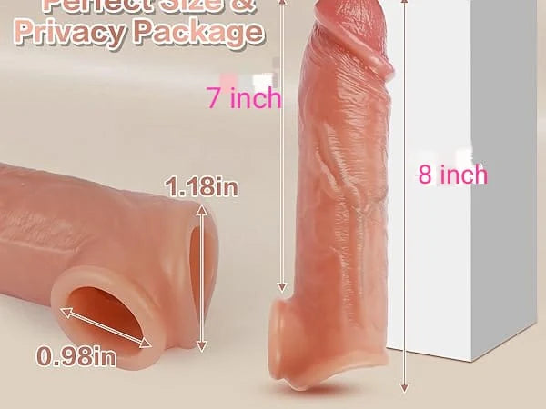 💖Penis Extender Sleeve 🚀 Extra Tightness With Long Lasting | 💪✨ Men’s Performance Sleeve | Enhanced Comfort & Long-Lasting Support